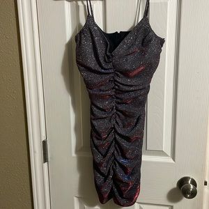 Beautiful petite iridescent dress . For party , club or formal